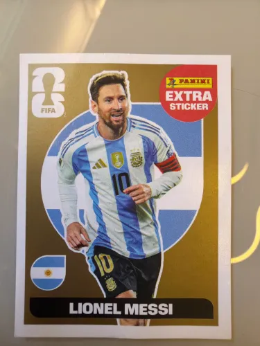 Figurinha Messias Legend Dourada - Rara - Álbum Copa