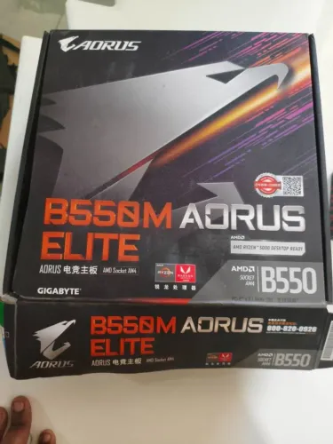 Kit Placa Mãe B550M Gigabyte Aorus Elite + 16GB Memoria Ram DDR4 3200Mhz