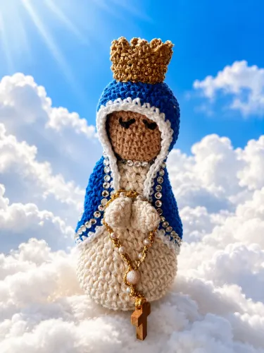 Artesanato em crochê feito à mão, com carinho em cada detalhe!