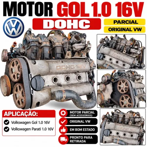 ? MOTOR GOL 1.0 16V DOHC - GASOLINA