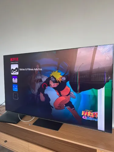 Tv Samsung 65? 8k - Sem uso , tela danificado