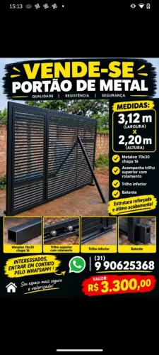 Portão deslizante