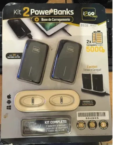 BASE DE CARREGAMENTO I2GO PRO 5000 mAh