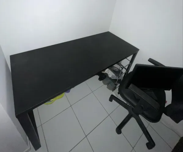 Mesa para escritório preta 