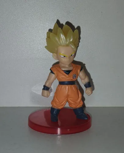 BONECO ACTION FIGURE MINIATURA DRAGON BALL GOHAN SUPER SAIYAJIN LOIRO