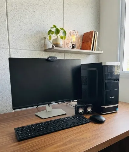 PC Completo Home Office/Estudos - Estado de Novo (SSD 480GB + Monitor + Periféricos)