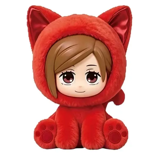 Kugisaki Nobara jujutsu kaisen gaki (original) sitting cat party