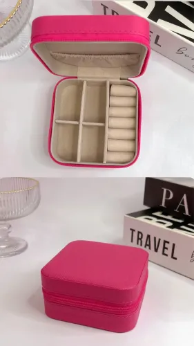Mini porta joias - Rosa