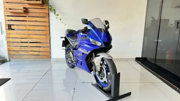YAMAHA YZF R3 ABS 2021 AZUL COM 41.000 KM