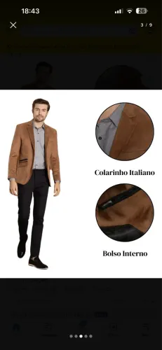 Blazer tamanho 52