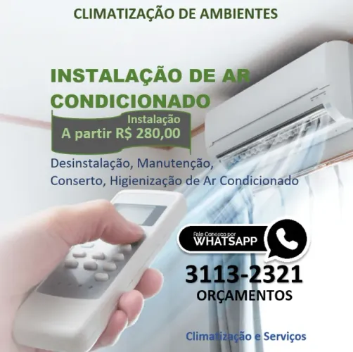 Instalação de Ar Condicionado Split (A Partir R$ 280) Whats 84 3113-2321