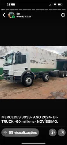 MERCEDES 3033- BITRUCK NOVÍSSIMO 