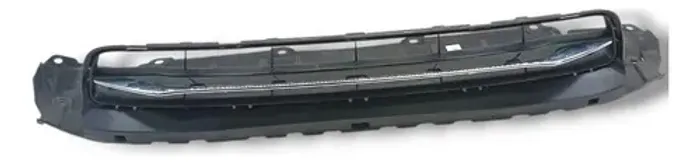 Grade Parachoque Dianteiro Honda Civic 2015 2016 2017 Cinza Preto