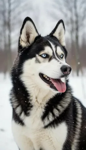 HUSKY SIBERIANO LINDO PARA ANÚNCIO