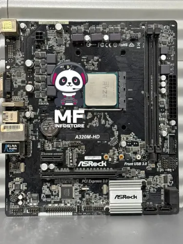 Kit A320M-HD ASRock + Ryzen 5 1600