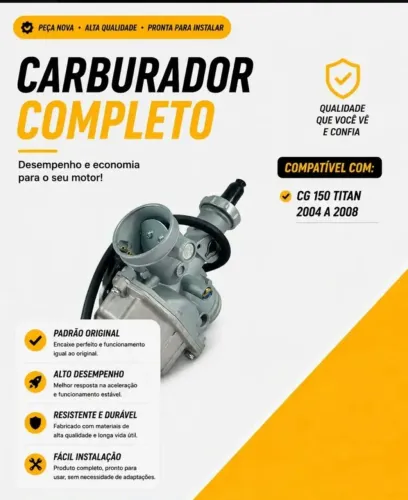 Carburador Honda CG 150 2004/08