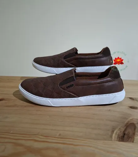 Tênis Marrom Slip On Constantino Tam.43