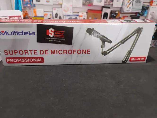 Suporte para colocar microfone