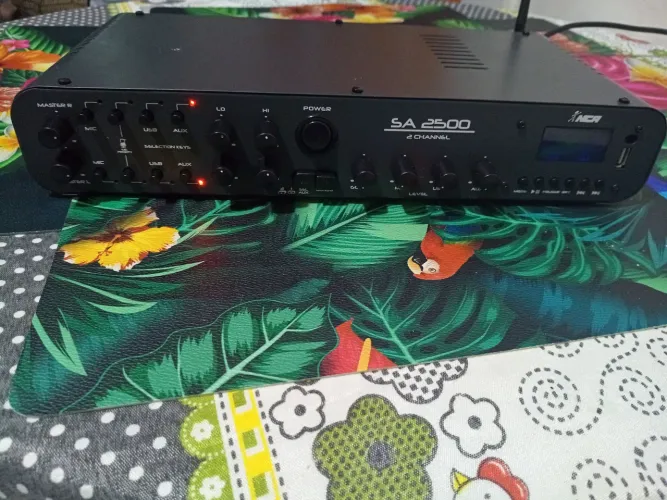 Amplificador e receiver stereo com bluetooth NCA SA 2500