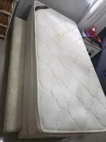 CAMA DE SOLTEIRO COM CAMA AUXILIAR