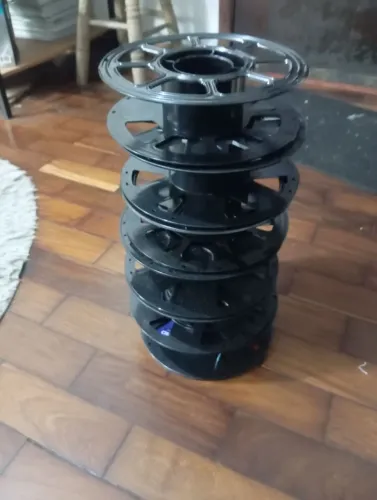 Carretel de filamentos de impressora 3d enrolar linha