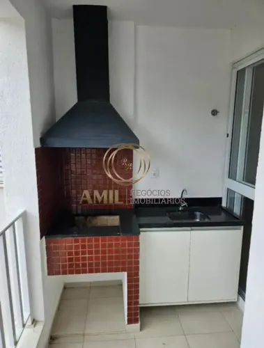 EE - Aluga, Apartamento, Semi Mobiliado, 58 m², 2 Quartos, 1 Vaga, Sacada Gourmet, Urbanov