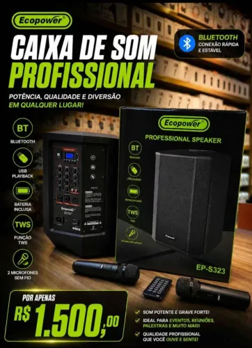 Caixa ecopower s323 (150rms)