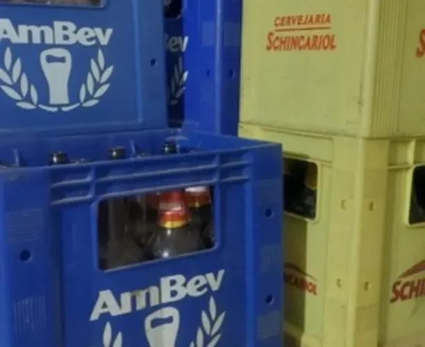 Engradados de cerveja