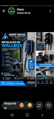 Instalador de wallbox Carregador veicular