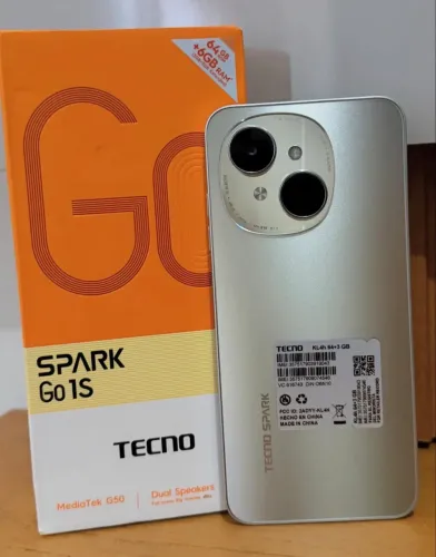 Celular Tecno Spark Go 1s 64GB 03GB RAM Novo Entregamos Grátis 