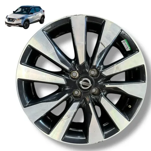 Roda aro 17 4x100 Nissan kicks SV 2017 2018 2019 2020 2021