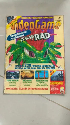 Revista Videogame número 8 - Totally Rad - Editora Sigla