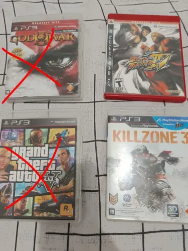 Jogos de mídia física PS3