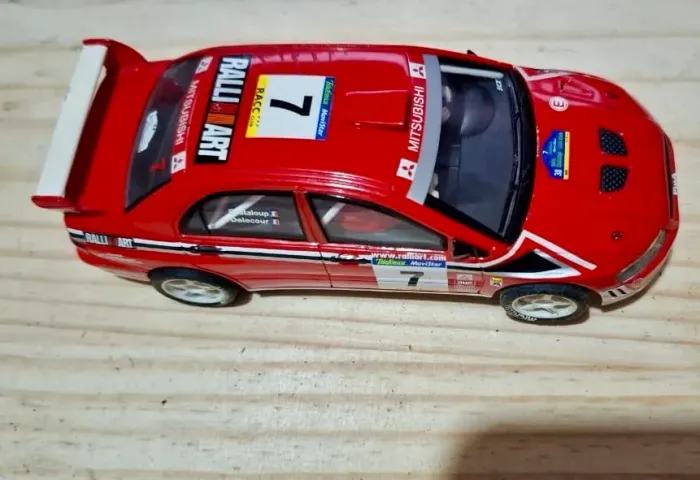 Autorama Scx scalextric mitsubishi lancer evolution slot car