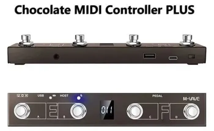 Controlador Pedaleira midi Chocolate Plus