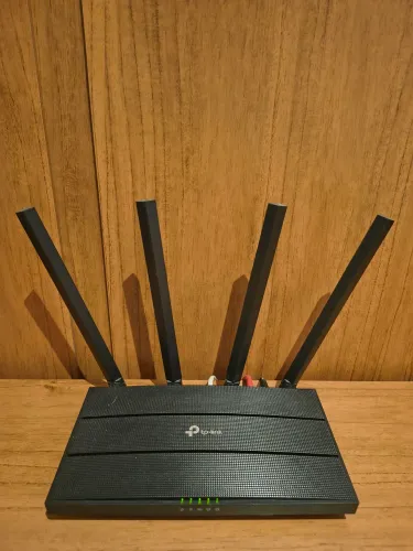 Roteador Archer C6 Wi-Fi Gigabit Dual Band AC1300 TP-Link Preto.