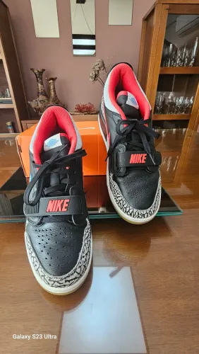 Tenis Air Jordan Legacy 312 Low Black Blue