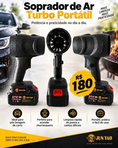 Soprador de Ar - Turbo - Portátil 