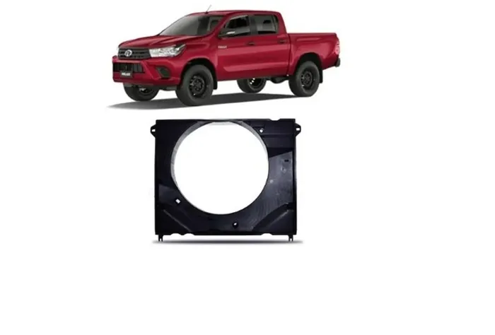 Defletor Radiador Toyota Hilux Diesel 2016 2017 a 2020 2021