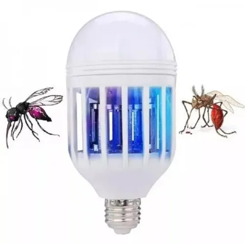 Lâmpada Luz Led Repelente Ma ta Mosquito Inseto