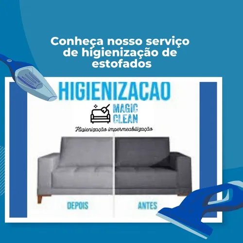 Limpeza e Higienização de Estofados  