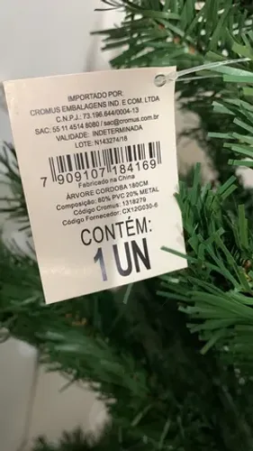 Árvore de Natal Córdoba Pinheiro 1,80