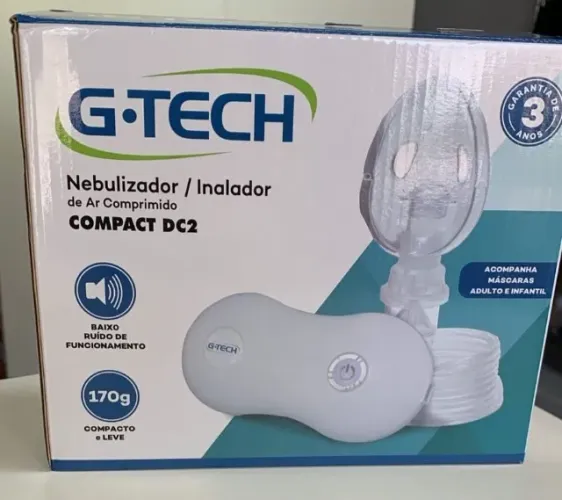 nebulizador inalador g tc compact dc2- america med ortopedia