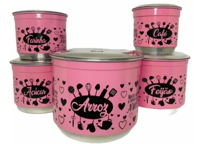 Jogo de Mantimentos alumínio 