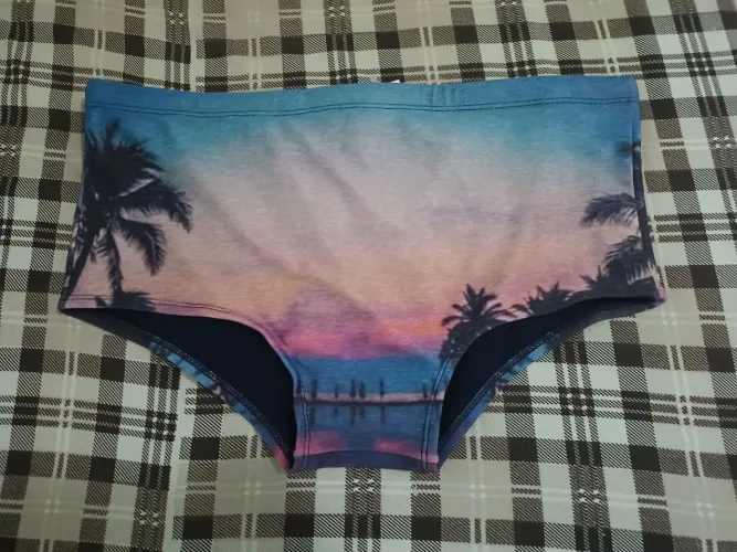 sunga lupo estampada de praia - larga - tam m