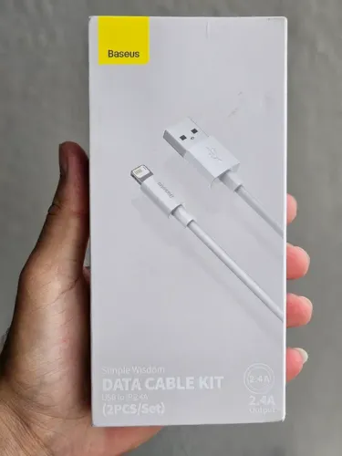 Cabo de dados para iPhone - Baseus - 2.4A - 2 peças