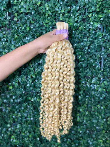 Cabelo loiro brasileiro 65cm e 75cm