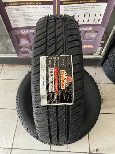 PNEU REMOLD CRYSTONE 185/70/R14 (montagem grátis)