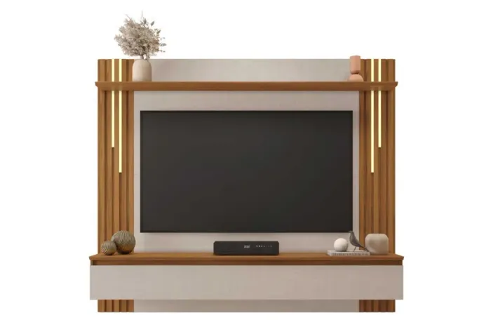 Home Suspenso Lenny Design Ripado com LED r64