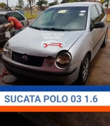 Sucata Polo 1.6 8V Gasolina 2003